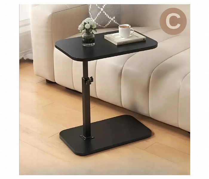 Adjustable Sofa Side Table Rotating Desktop Movable Design - Zoom Image 2