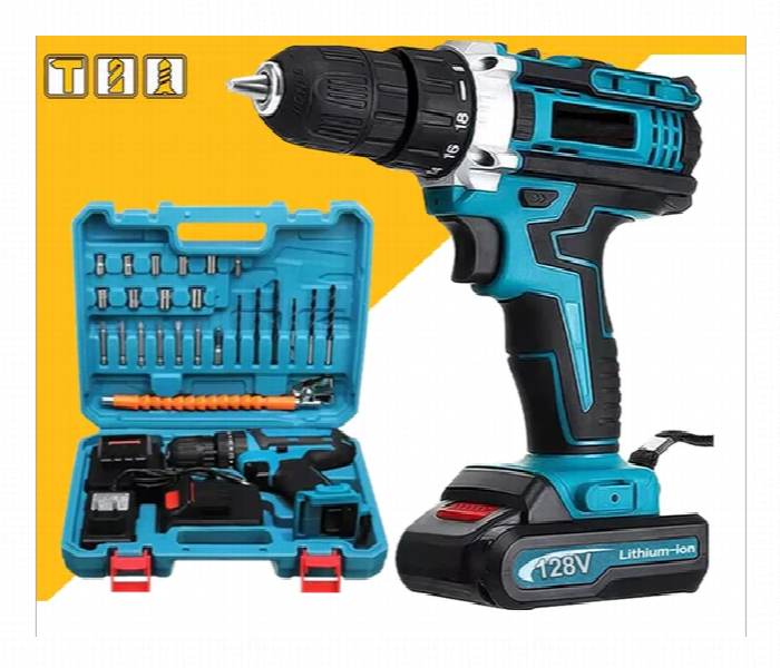 None 18 In 1 Impact Hammer Drill Set 220V Multifunction Tool