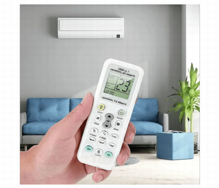 Universal Ac Remote Control For 1000 Plus Models White - Zoom Image 1