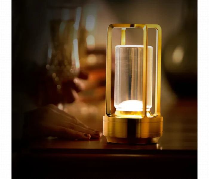 Portable Led Crystal Table Lamp With Touch Function Crystal Style Finish - Zoom Image 3