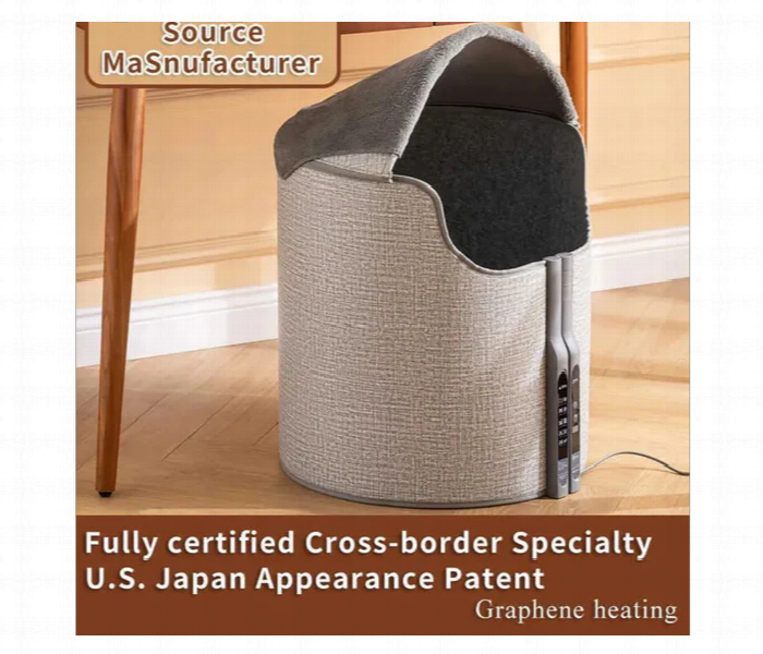 Round Panel Heater Foot Warmer App Control - Zoom Image 2