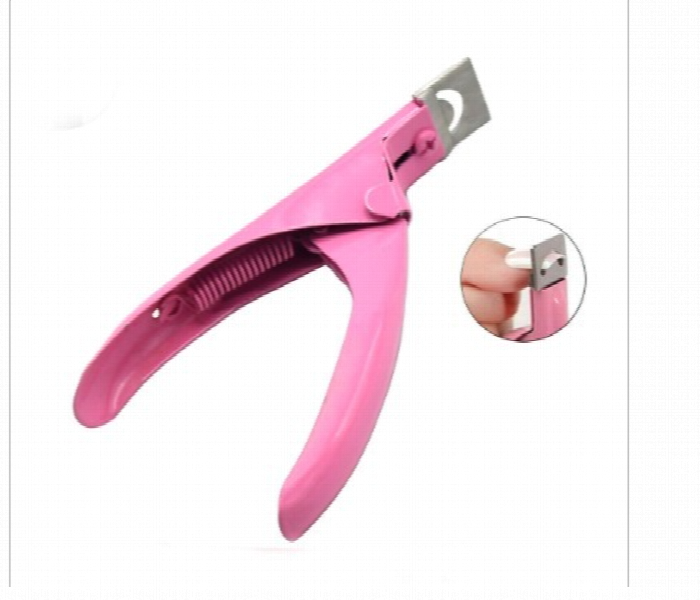 Generic Acrylic Nail Cutter Pink For Trimming And Shaping Pink