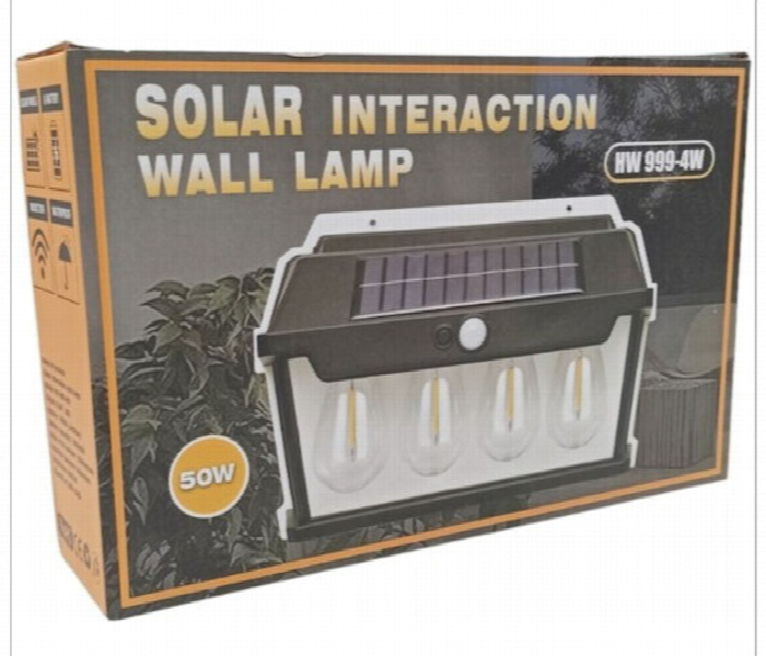 Solar Wall Light 5 Bulbs Motion Sensor Outdoor - Zoom Image 3