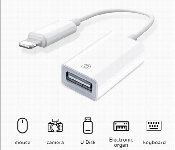 Coteci Cs8857 Lightning Usb Camera Adapter Plug And Play - Zoom Image 5