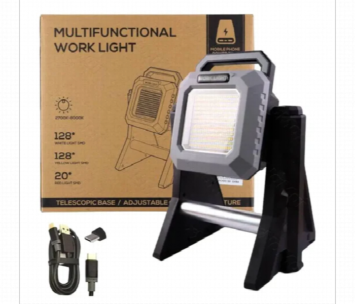Multifunctional Work Light With Telescopic Base 3000 Lumens - Zoom Image 7