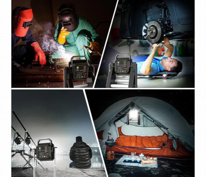 Multifunctional Work Light With Telescopic Base 3000 Lumens - Zoom Image 3