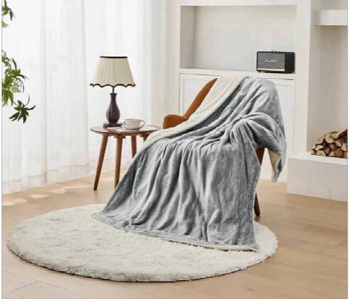 Green Lion Electric Heating Blanket With Timer Control Grey - Zoom Image 3