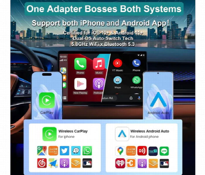 Mini Pro Carplay Android Auto Adapter 2025 Fast Connect - Zoom Image 3
