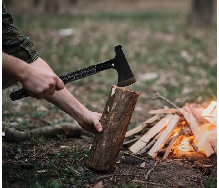 Green Lion Multi Tool Axe Black Adjustable Length - Zoom Image 3