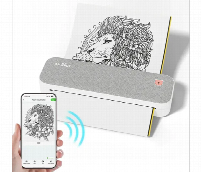 Peripage A4 5200Mah Portable Wireless Thermal Printer - Zoom Image 2