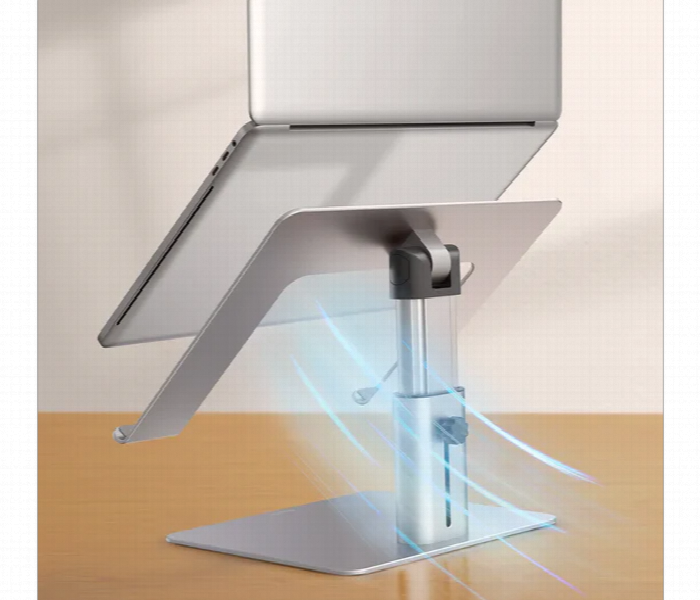 Baseus Metal Laptop Stand Adjustable Ergonomic Silver - Zoom Image 5