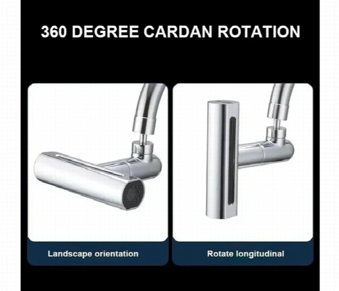 Multifunctional Universal Shower Head 360 Degree Rotating - Zoom Image 4
