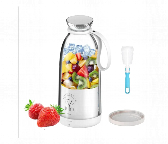 Rechargeable Portable Mini Fruit Blender 350Ml Usb - Zoom Image 1