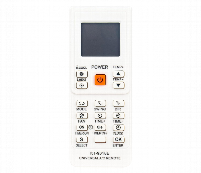 Kt 9018E Universal Ac Remote Control Lcd Display - Zoom Image 1