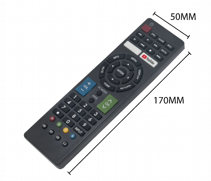 Sharp Rm N1346 Tv Remote Control Replacement Unit - Zoom Image 1