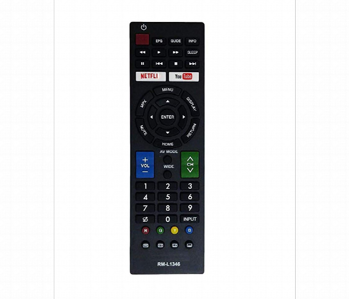 Sharp Rm N1346 Tv Remote Control Replacement Unit - Zoom Image 2