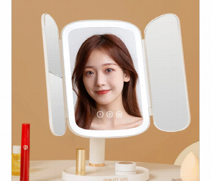 Led Makeup Mirror 3X Magnification Touch Control White - Zoom Image 2