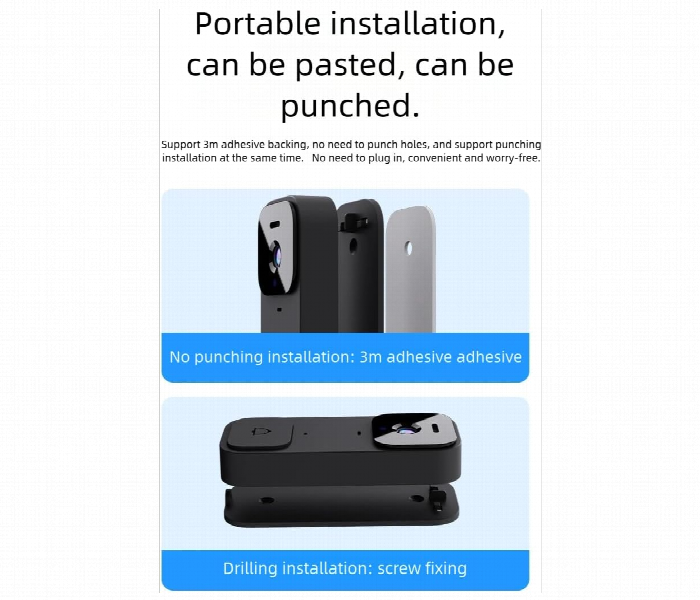 X7 Intelligent Visual Doorbell Hd Wireless Intercom - Zoom Image 5