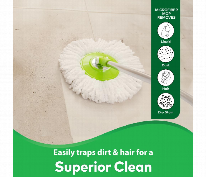 360 Spin Mop Set With Easywring Microfiber Bucket - Zoom Image 5