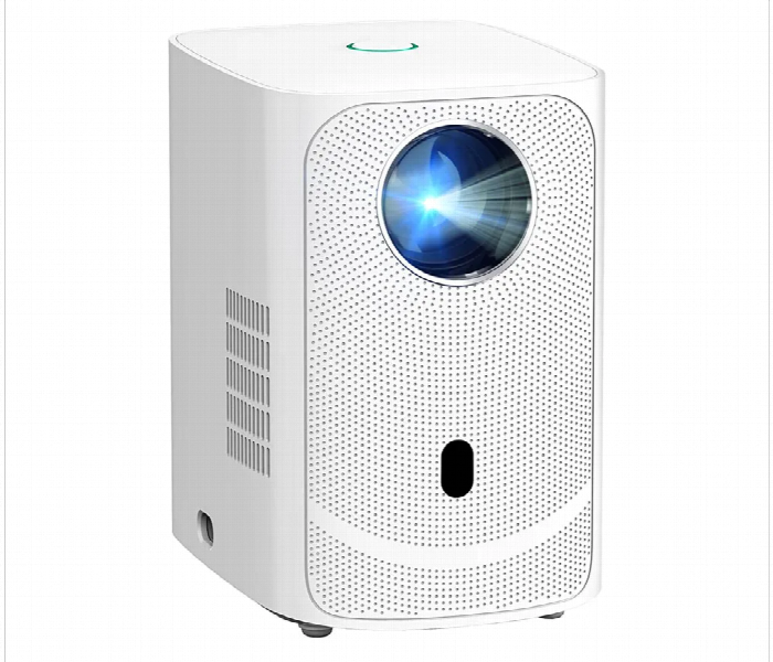 Porodo Mini Projector Android 9 Wireless Mirroring  White - Zoom Image 1