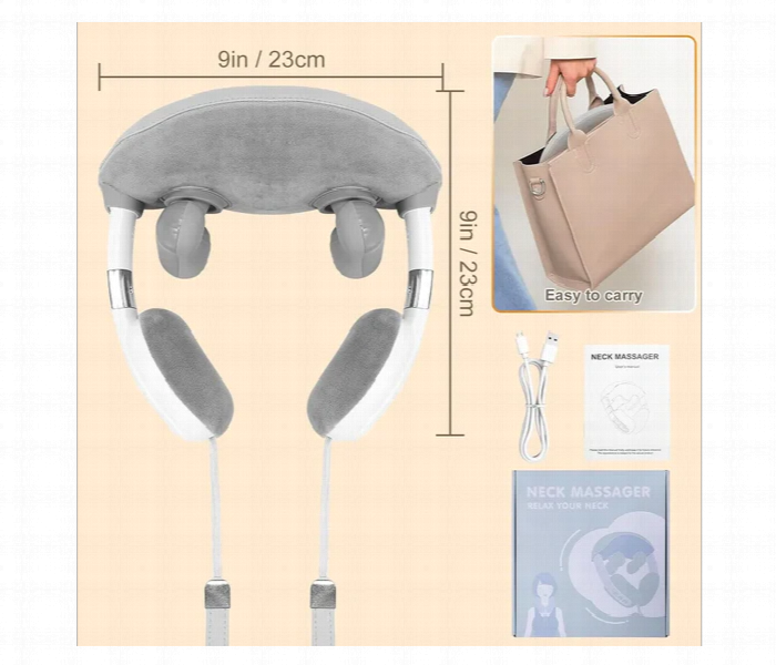 Generic Neck Shoulder Massager 6D Type C Rechargeable - Zoom Image 6