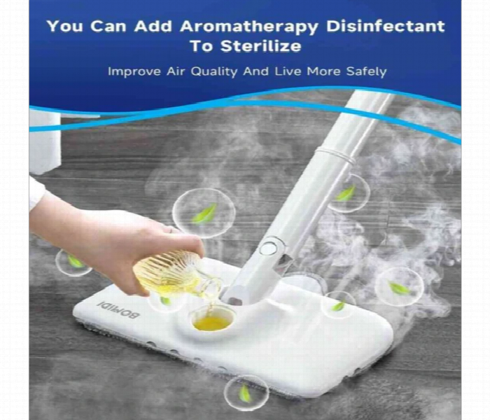 Bomidi Steam Mop 1200W Adjustable Steam Cleaner Deodorizing Function - Zoom Image 5