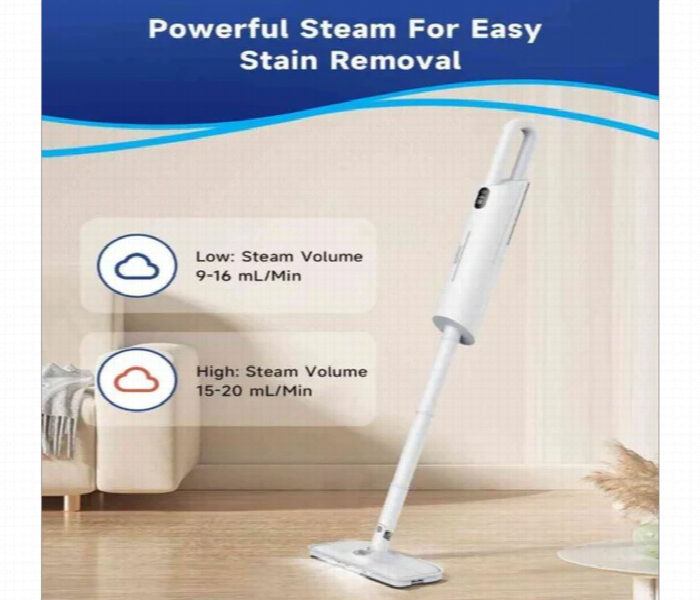 Bomidi Steam Mop 1200W Adjustable Steam Cleaner Deodorizing Function - Zoom Image 4