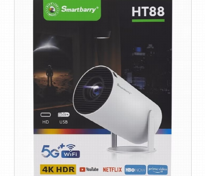 Smartbarry Ht88 4K Hdr Android Wifi Projector - Zoom Image 4