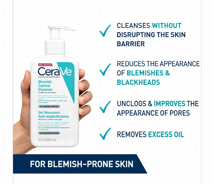 Cerave Blemish Control Cleanser 236Ml - Zoom Image 2