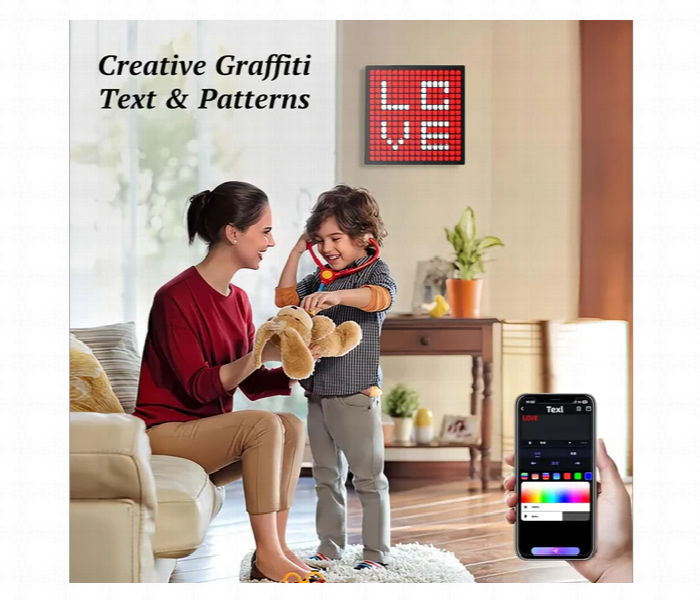 Generic 16 Into 16 Led Pixel Art Display App Control - Zoom Image 4