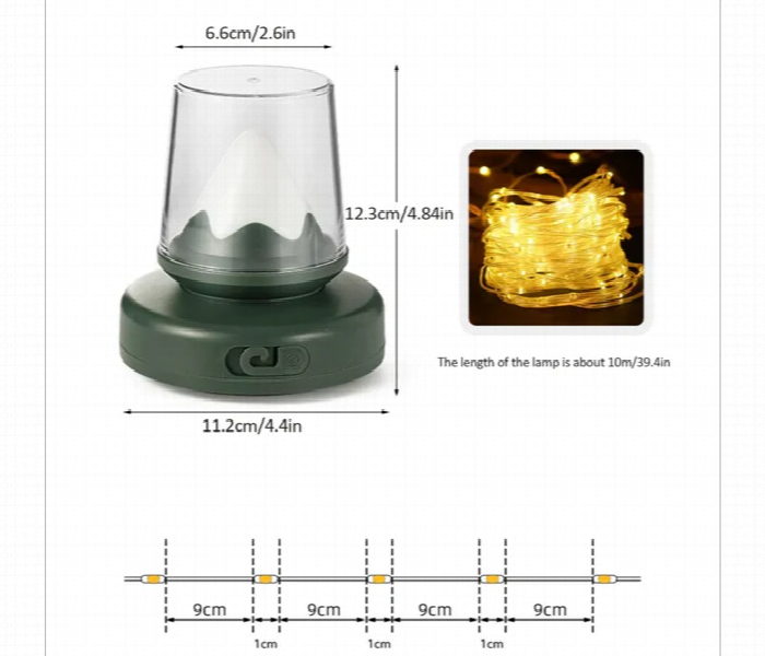2 In 1 Led Lantern Camping String Lights  3 Adjustable Levels - Zoom Image 7