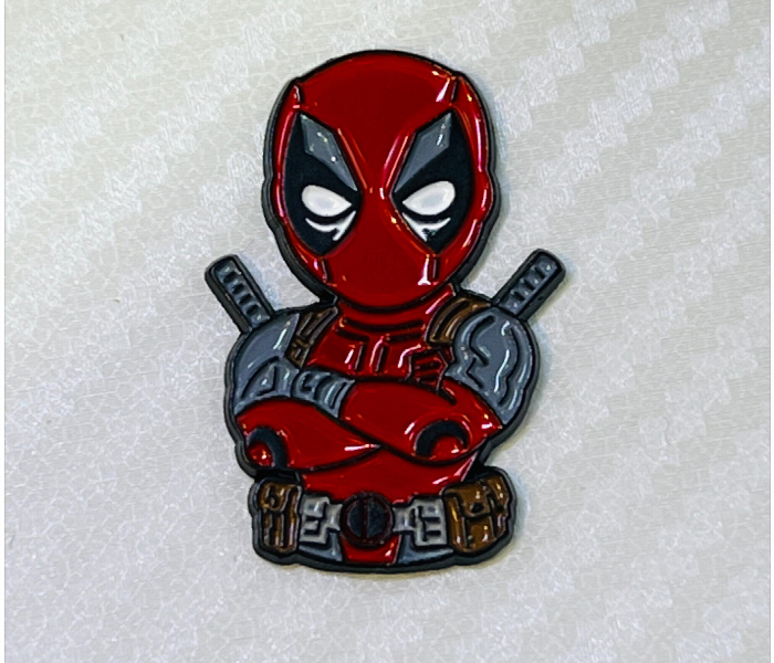 Premium 3D Metal Sticker Deadpool - Zoom Image