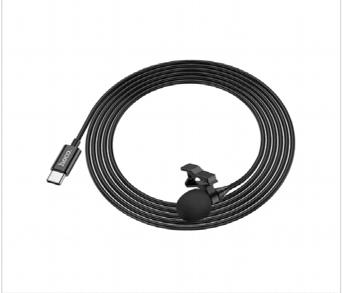 Hoco L14 Lavalier Microphone Type C 2M Omnidirectional Black - Zoom Image 5
