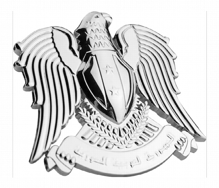 3D Metal Sticker Falcon Silver Eagle Design - Zoom Image 1