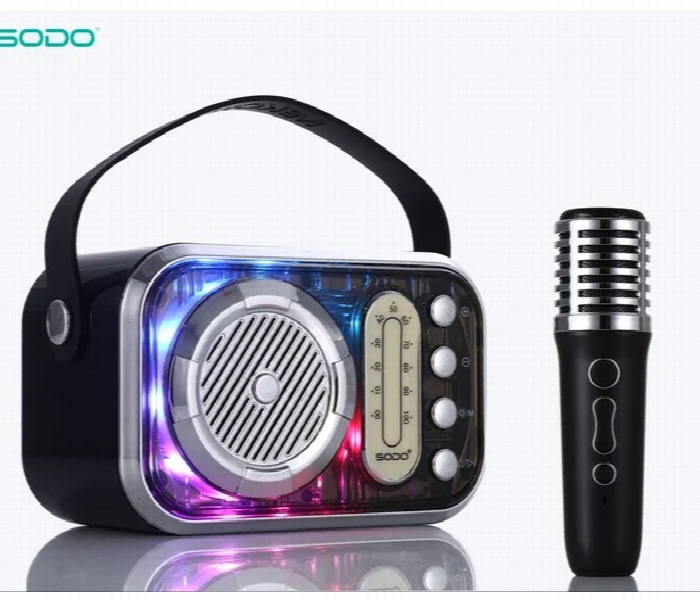 Sodo Sd10 Wireless Karaoke Speaker Kit Bluetooth Audio - Zoom Image 3