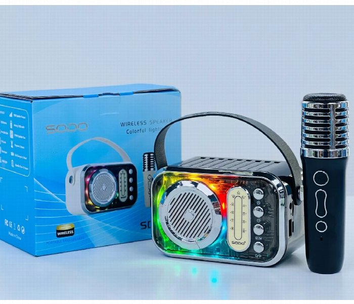 Sodo Sd10 Wireless Karaoke Speaker Kit Bluetooth Audio - Zoom Image 4