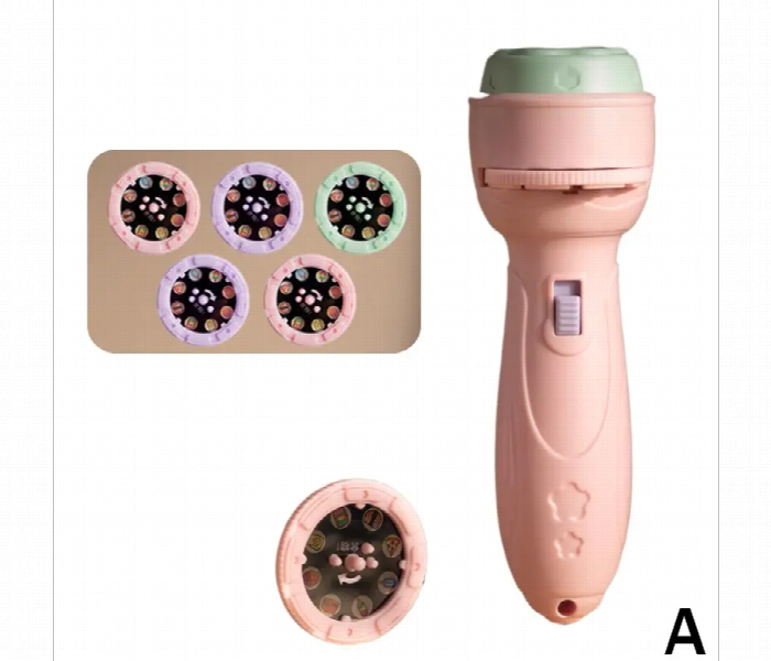 Kids Projector Flashlight Toy Featuring A Projection Function For Educational Learning And Playtime - Zoom Image 3