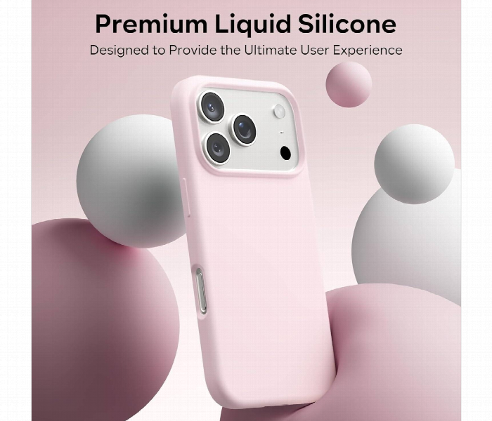 Iphone 17 Pro Silicone Magsafe Case Pink Soft Touch - Zoom Image 3