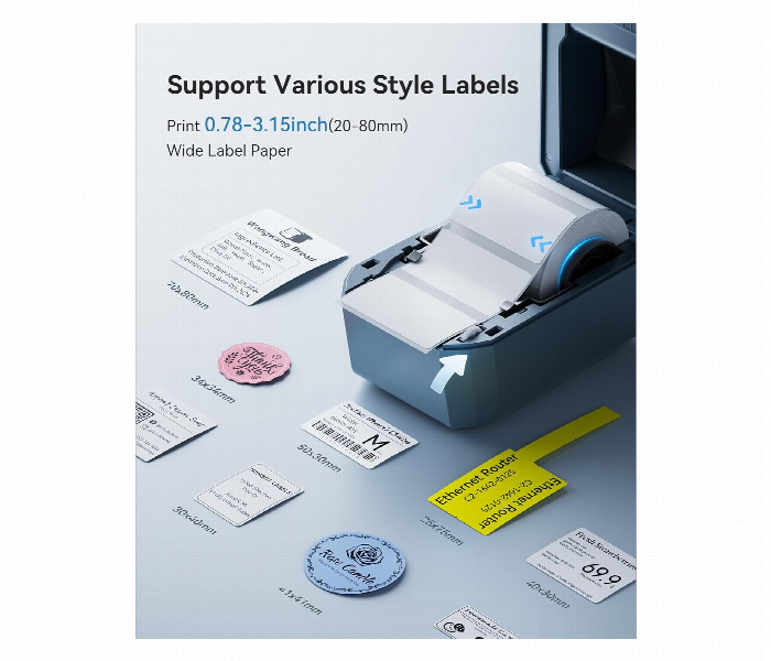 Niimbot K3 Smart Label Printer Bluetooth Thermal Blue - Zoom Image 4