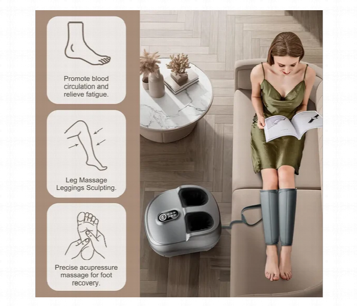 8D Intelligent Foot Massager Lcd Remote Control - Zoom Image 5