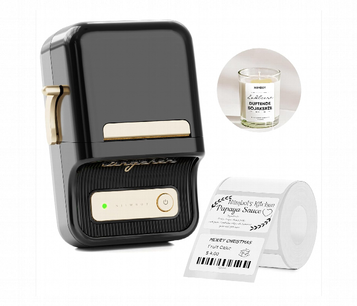 Niimbot B21 Label Maker Bluetooth Thermal Printer  Black - Zoom Image 1