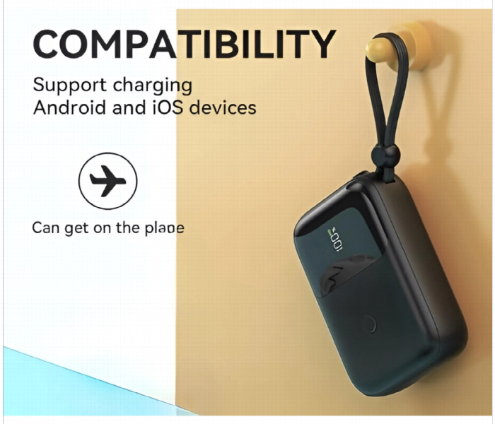 Xundo 10000Mah Mini Powerbank With Dual Cables  Xdch 059 - Zoom Image 3