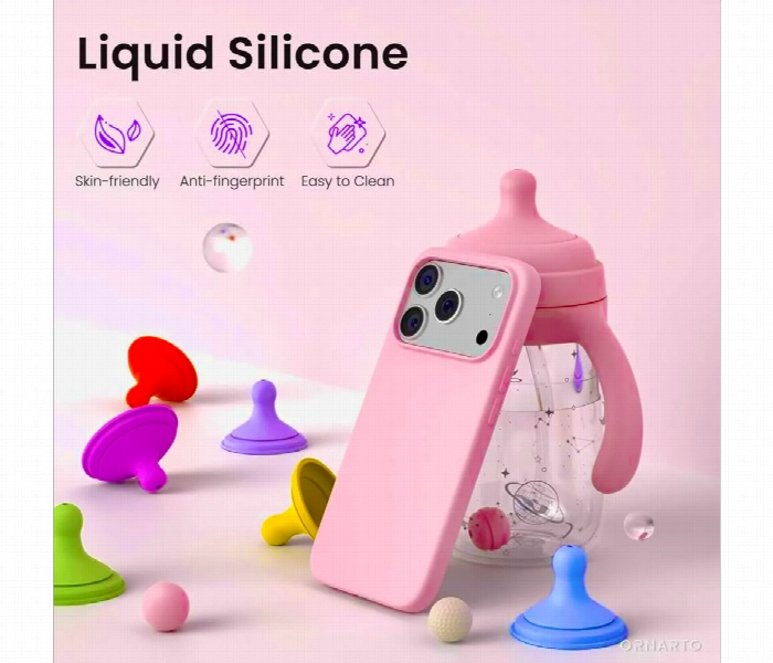 Iphone 17 Pro Pink Protective Case Slim Cover - Zoom Image 2