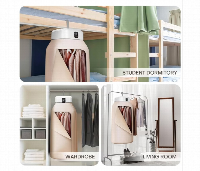 Portable Electric Clothes Dryer Foldable Drying Machine - Zoom Image 2