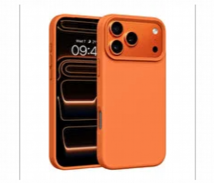 Iphone 17 Pro Silicone Protective Case Orange - Zoom Image