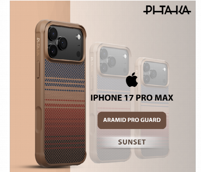 Pitaka Aramid Pro Guard Case For Iphone 17 Pro Max Sunset - Zoom Image