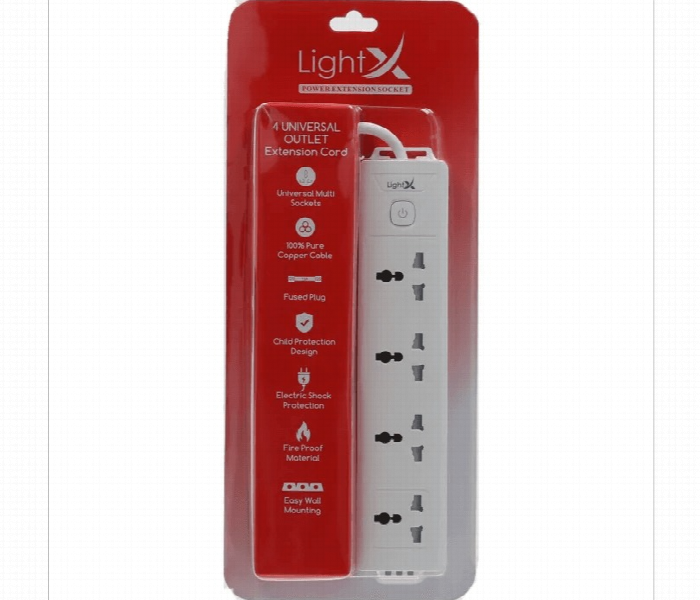 7204U Extension Power Socket Multi Port Charger Hub - Zoom Image 1