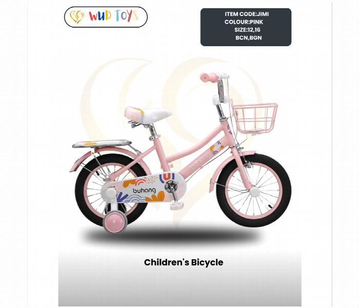 Jimi 12 Inch Beginner Friendly Bicycle Pink - Zoom Image