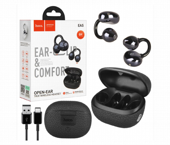 Hoco Ea5 Bone Conduction Earphones Bluetooth 5.2 - Zoom Image 2