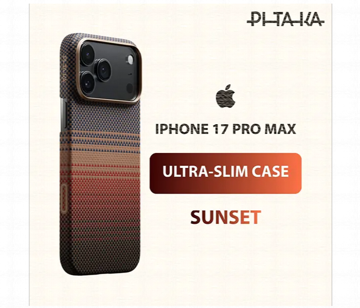 Pitaka Ultra Slim Case For Iphone 17 Pro Max Sunset - Zoom Image 1